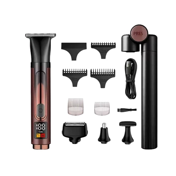 Osfvolr Mens Electric Back Shaver Body Grooming Kit Body Trimmer ,Arm,Chin Beard Trimmer Cordless Hair Clipper
