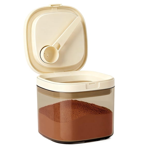 Osfvolr Milk Powder Storage Container, Moisture-Proof and Airtight Container, Portable Milk Powder Box, Rice Cereal Container