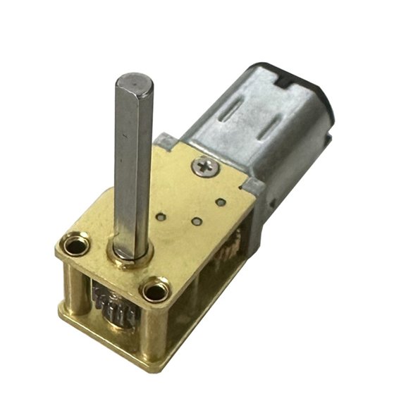 Osfvolr Mini Gear Motor Micro Worm Gear Reducer Brush DC Motors Electronic Devices 1218GE-N20 DC 12V (to 6V 3V)