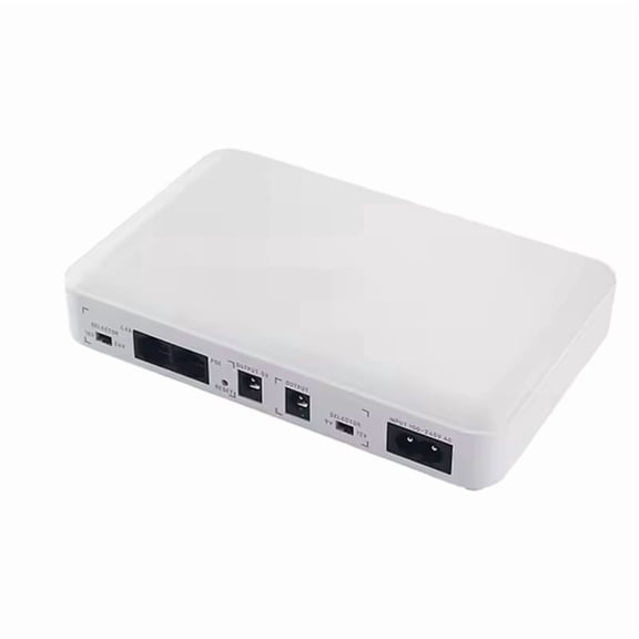 Osfvolr Mini UPS Uninterruptible Power Supply Built-in Battery 24V/12V/9V/5V Multi-Voltage Outputs Security Protection US Plug