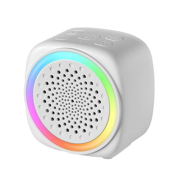 Osfvolr Mini White Noise Sound Machine Sleep Soother with 26 Soothing Sounds Breathing with RGB Light for Baby Adult Travel
