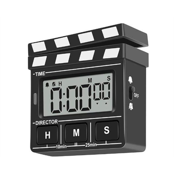Osfvolr Modern Style Large Magnetic LED Display Digital Kitchen Timer, Auto Memory, Auto Shut-Off, Cute Desk Timer for Cooking