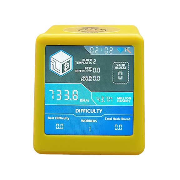 Osfvolr + NM Smart TV 730 /S Hashrate BTC SOLO Lotterys Miner Desktop Clock Low Power Silent B