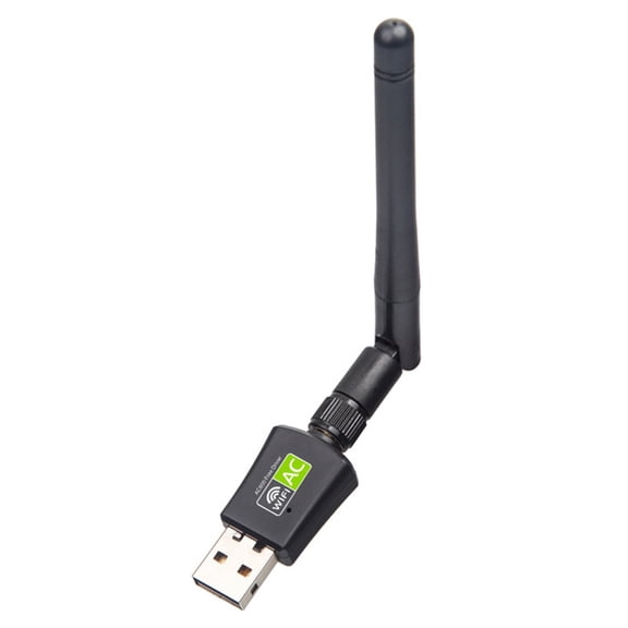 Osfvolr Network Cards Free Driver Wifi Adapter USB Dual Band 600Mbps 5/2.4Ghz LAN Antenna Dongle WiFi for Win 7 8 10 RTL8811CU