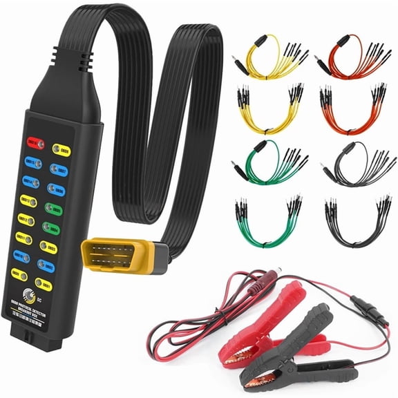 Osfvolr OBD Breakout Box OBDII Protocol Detector for Professional Automotive Diagnostics for Monitoring Communication Grounds