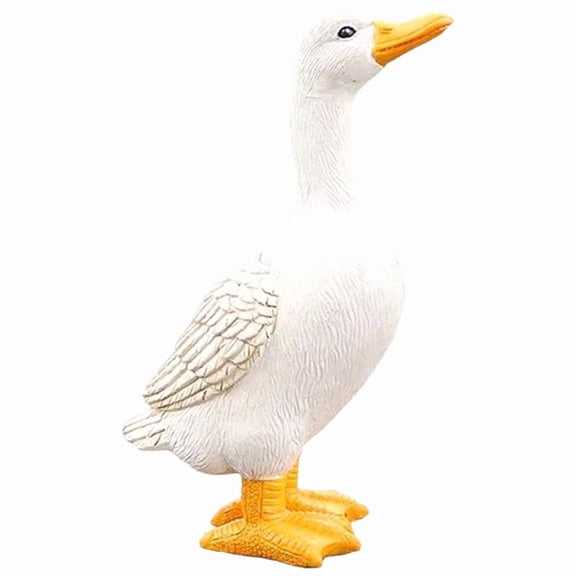 Osfvolr Outdoor Simulation of Drinking Water Duck Resin Ornaments Pool Fish Pond Waterscape Decoration Layout A