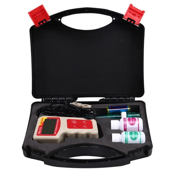 Osfvolr PH-113 Temperature Monitor Ph Meter Portable PH Meter Automatic Calibration Monitor