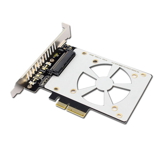 Osfvolr PH46 U.2 PCIe X4 NVMe SSD Adapter: SFF-8639 .0 to PCI-E X4/X8/X16 Extend Card for High Speed Data Transfer