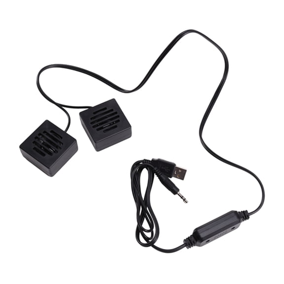 Osfvolr Paste Mini Computer Speaker USB Wired Universal Stereo Sound Surround Loudspeaker for Computer Laptop Notebook