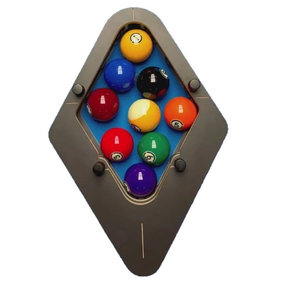 Osfvolr Pool Rack Billiards Training Accessories Pool Ball Positioning Rack for Home Game Room Clubs 9 Ball