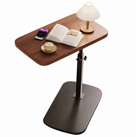 Osfvolr Portable Adjustable Folding Side Table/Laptop Desk, for Home , Coffee Table, Bedside Sofa, Reception Area A