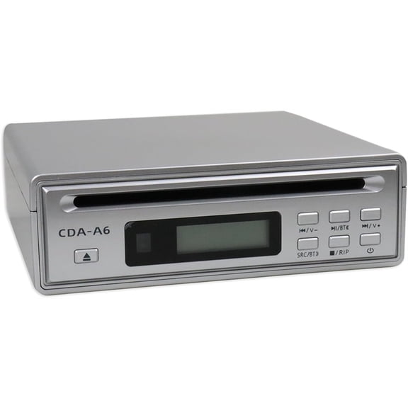 Osfvolr Portable HiFi CD Player for Home, Bluetooth Car CD Player, CD Ripper with USB Ripping, Optical & AUX Output