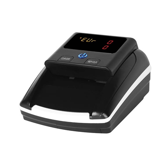 Osfvolr Portable Money Counter USD/EUR Bill Authenticator Total Cumulative Amount Mini Bill Detector US Plug