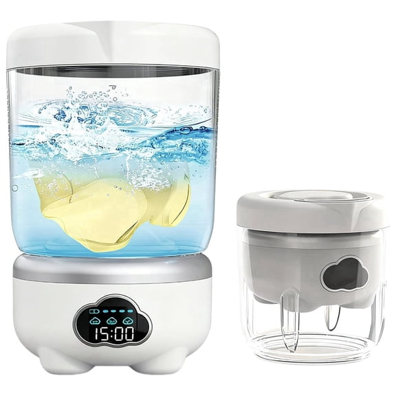 Osfvolr Portable Washing Machine, 6000mAh Underwear Washing Machine, 1.6L Cordless Mini Washer, 3 Cleaning Modes Laundry Machine