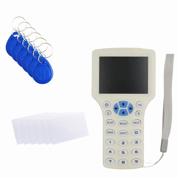 Osfvolr RFID NFC IC ID Reader Writer 125KHz 13.56MHz Card Duplicator Encryption Smart Key Copier Access Control Card Programmer