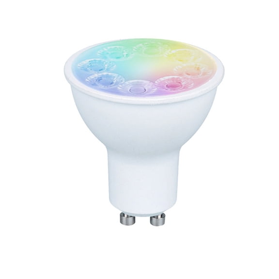 Osfvolr RGB Smart Light Bulb Dimmable GU10 RGBW Color Lighting 16 Million Colors with Stepless Adjustment Remote Controlled