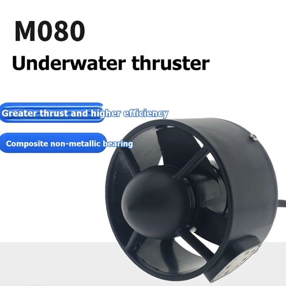 Osfvolr ROV Thruster for Underwater Robots M080 Deepwater 200m 6kg High Thrust Waterproof Brushless DC Motor CCW