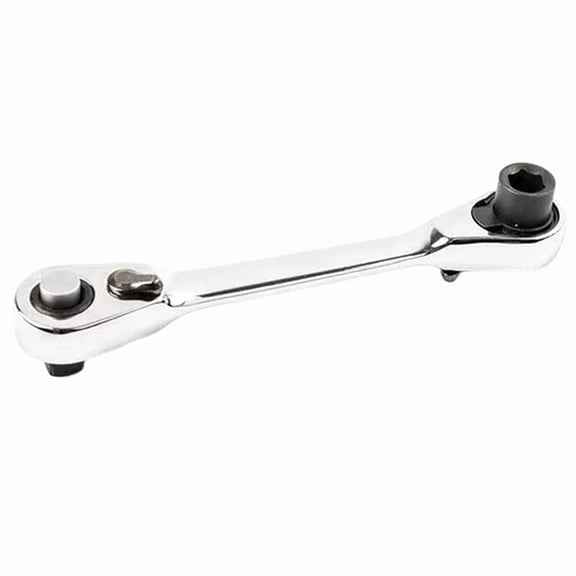 Osfvolr Ratchet Wrench Double Ended Quick Socket Ratchet Wrench Screwdriver Hex Torque Wrenches Set 2in1 Spanner