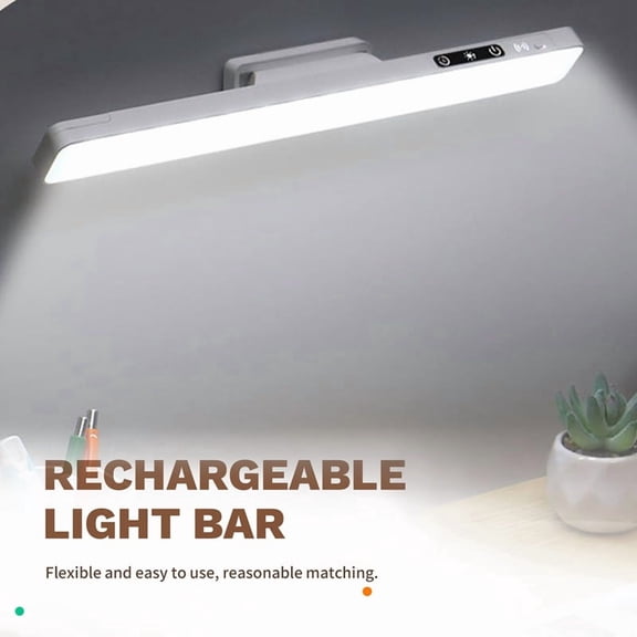 Osfvolr Rechargeable Light Bar 5 Colors Dimmable Mirror Lights Rechargeable Kitchen Ceiling Light with Remote Control