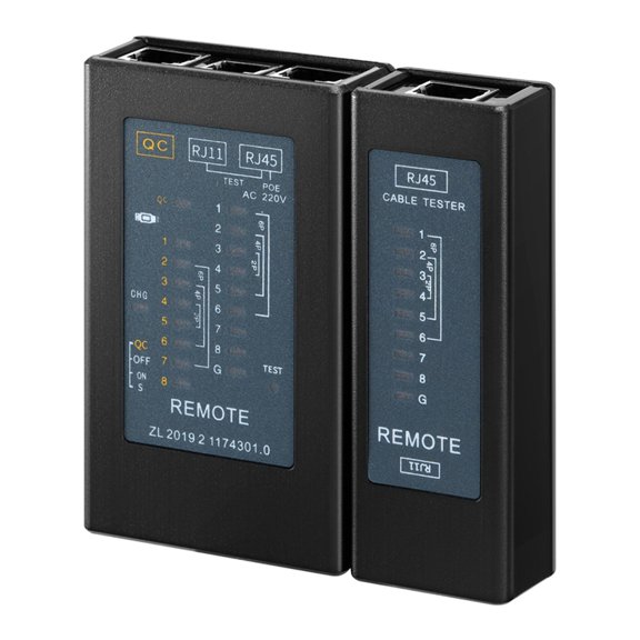 Osfvolr Rechargeable Network Cable Tester Single-End RJ45 Port Detection for RJ45 RJ11 Ethernet Cable Cat6/6a/5/5e/7 RepairTool