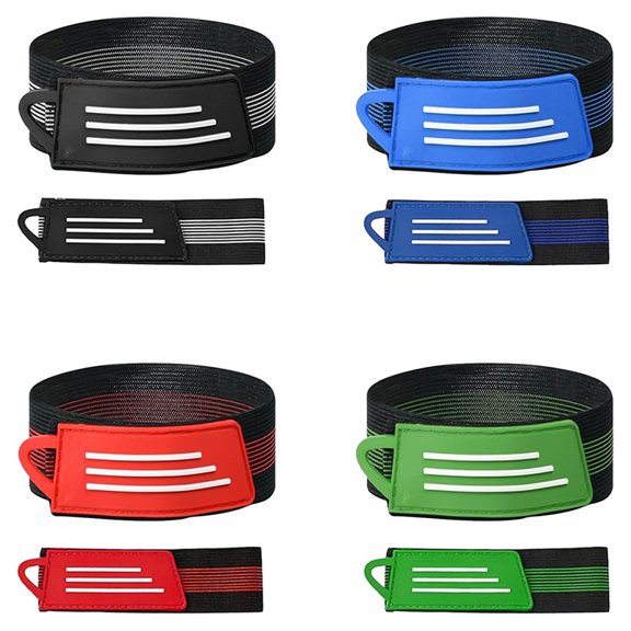 Osfvolr Reflective Cycling Trouser Clips - High Elasticity, Adjustable Fit for Night Sports, Running & Hiking