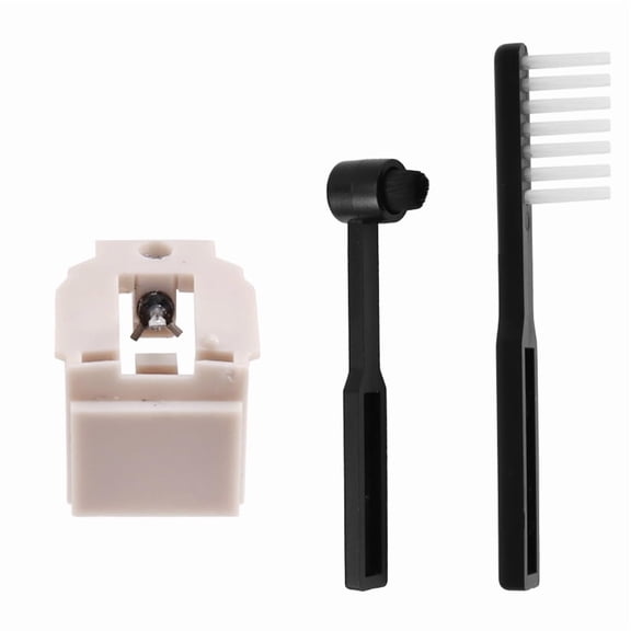 Osfvolr Replacement Stylus for ATN3600L AT-LP60 Turntable Electrical Tool with Cleaning Brush