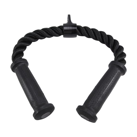Osfvolr Rope Cable Attachment for Gym Rope Pull-Down Attachment with Rubber Handles Exercise Machine Attachments