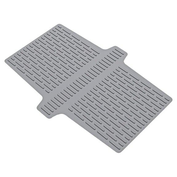 Osfvolr Silicone Sink Divider Mat for Double Basins, Heat , Non-Slip, Dishwasher Safe, 17.6x12.8 Inches