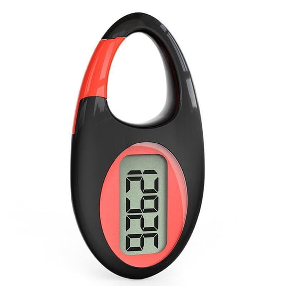 Osfvolr Simple 3D Step Counter Walking Pedometer with Lanyard & Carabiner, Steps Tracker for Men Women Seniors Teens