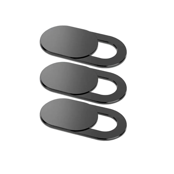 Osfvolr Slide, 3 Pack - Universal Camera Privacy Shield for Laptop, Phone, Tablet - Compact, Easy to Use, Black