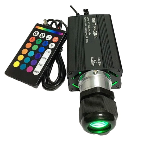 Osfvolr Smart Phone Remote Controlled Voice Control 16W Fiber Optic Star Light DIY Roof Home Ceiling Lighting Kit RGB Lamp