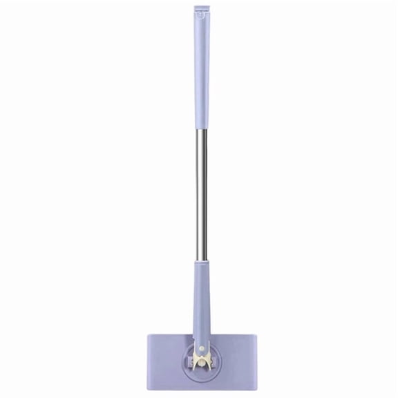 Osfvolr Snap Grip Mini Mop with Convenient Cloth Changing, Retractable Dust Cleaner Flat Mop with Locking Head & 10 Rags