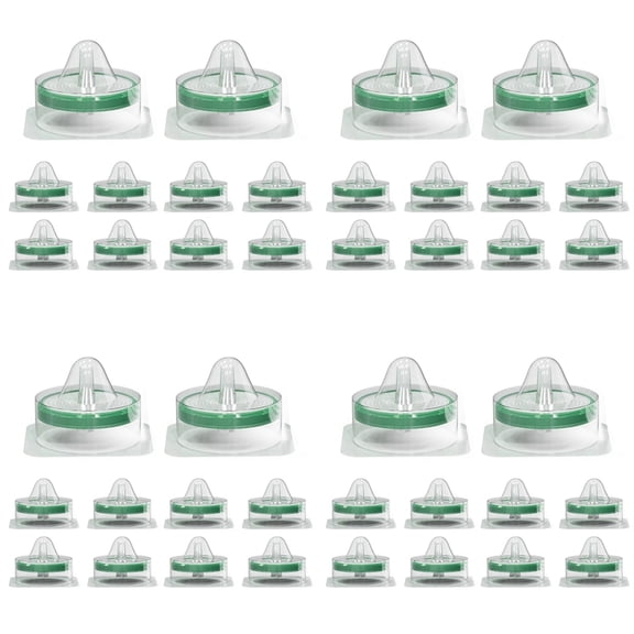 Osfvolr Sterile Syringe Filter PES (Polyethersulfone), Hydrophilic Filtration, 33mm Membrane Diameter, 0.22m Pore Size 40Pcs