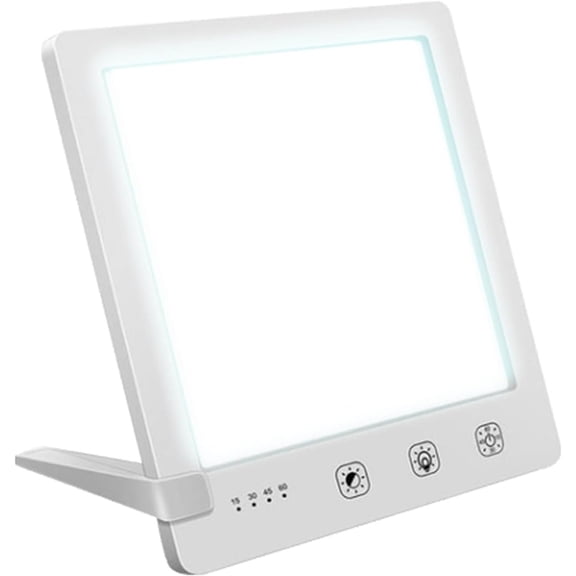 Osfvolr Therapy Natural Full-Spectrum Light, UV-Free LED, Adjustable Brightness, Wake Up Light & Daylight for Home Desk US Plug