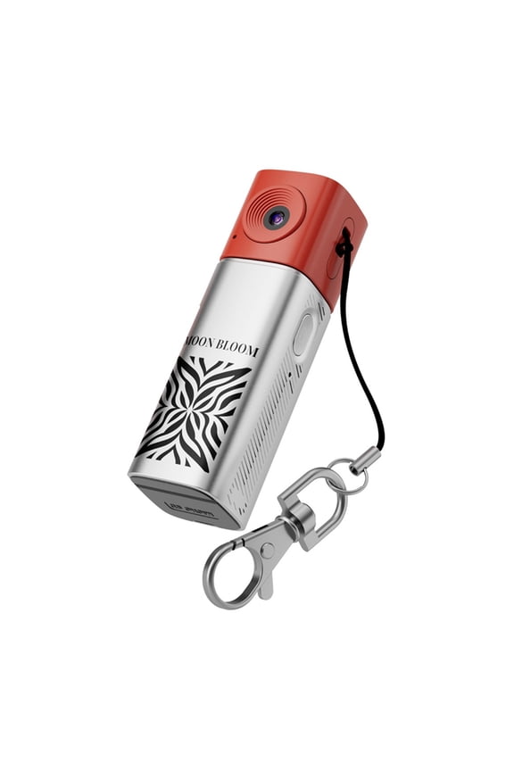Thumb Camera 2K HD Mini Keychain Recorder Portable Autofocus 230 Video Recorder Lipstick Pocket Camcorder Sliver
