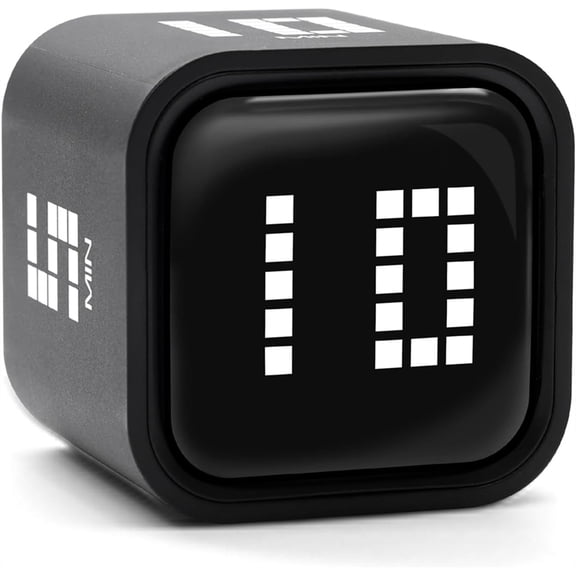 Osfvolr Timer 5, 10, 30, 60 Minutes Preset, Desk Cube W/ Sensor for ADHD, Mute Functions, Ideal for Work, Study, Kitchen