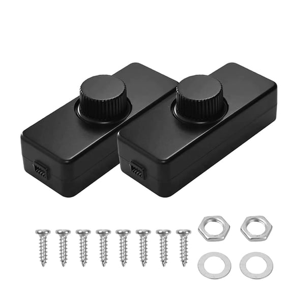 Osfvolr Two-Piece Dimmer Set, LED Dimmer, Power 3-100W, LED Light Dimming Switch, Power Cord Dimmer, AC 220-240V.