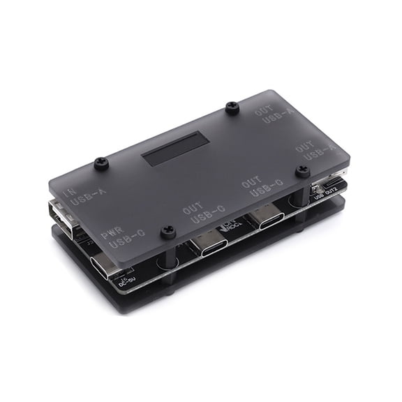 Osfvolr USB HUB USB2.0 4-Port USB Expansion Board Module 1-to-4 Port Isolator High-Speed 480Mbps Plug and Play