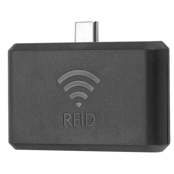 Osfvolr USB UHF RFID Reader for Smart Phone 865-868MHz Type-C Android UHF RFID Reader with Keyboard Emulation HID Mode OTG