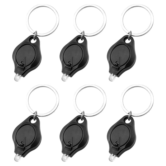 Osfvolr UV Light Keychain Torches, Mini LED Blacklight, Money Checker for Paper Notes, Portable Flashlight for Retail and Travel