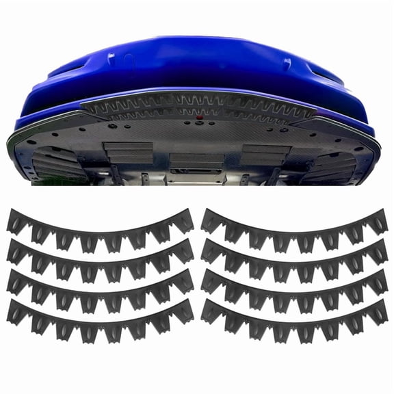 Osfvolr Universal Front Bumper Scrape Guard Skid Plate Protection Guard Anti-Scratch Kit for Lowered Cars/SUV, Car Bumper 8 Pack