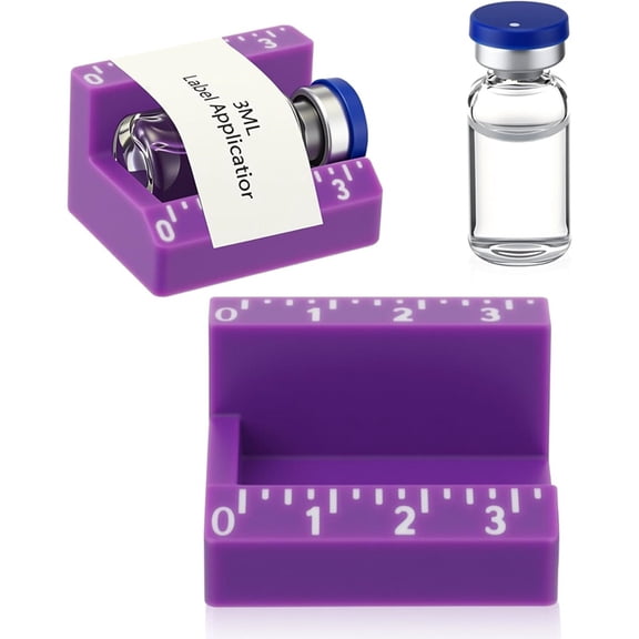 Osfvolr Vial Label Applicator 3ml Bottle Labeling Application Tool for Small Jars Essential Oils Containers Bottles