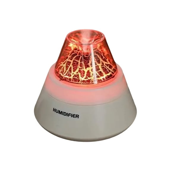 Osfvolr Volcanic Fragrance Diffuser Ultrasonic Humidifier Home Flame Aroma Diffuser LED Light Essential Oil Diffuser Gift B