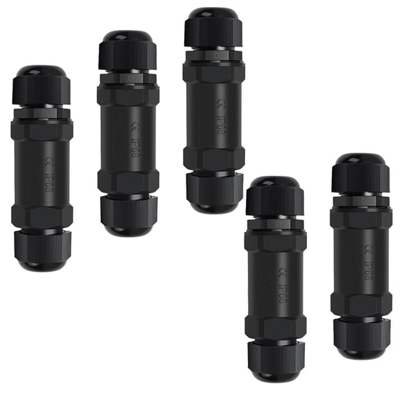 Osfvolr Waterproof RJ45 Coupler, IP68 Shielded Gigabit Ethernet PoE Female to Female for Network LAN