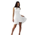 thumbnail image 1 of Osfvolr Women'S Slim Fit Solid Color Sleeveless Basic Casual Dress White L, 1 of 5