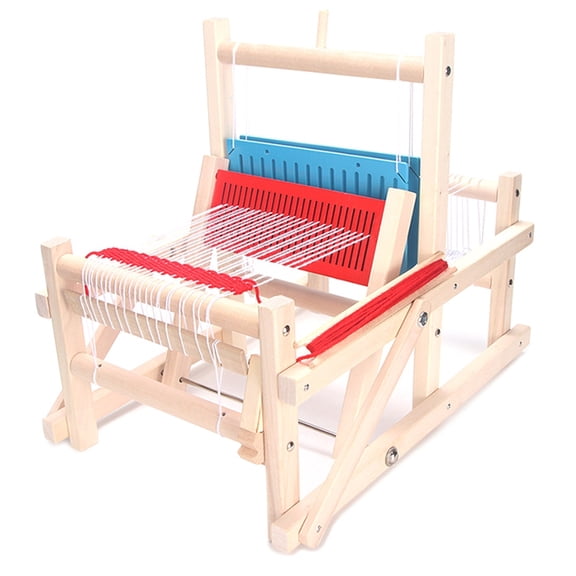 Osfvolr Wooden Multi-Craft Weaving Kit, Maunal DIY Wool Knitting Machine Tool, Hand Weaving Crochet Wool Yarn Project
