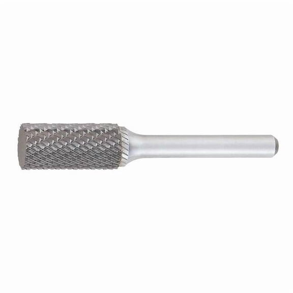 Osg Cylinder Bur SA,Carbide,1/4",Double Cut 861-3750