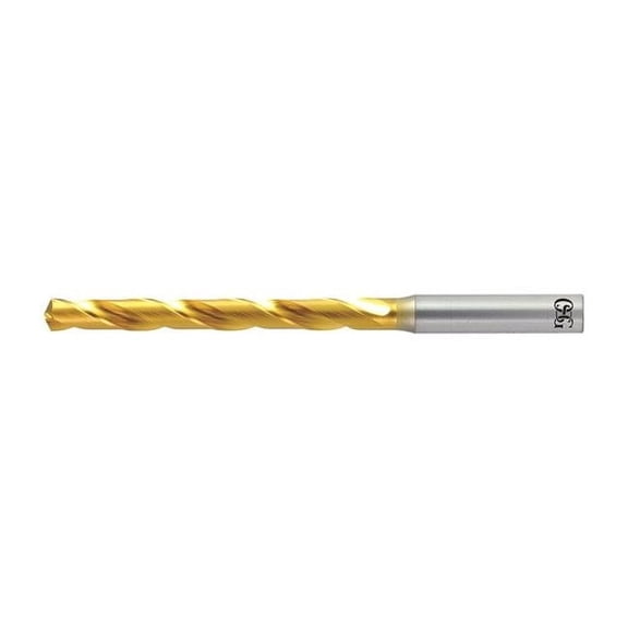 Osg No 12 HSS Black/Gold 130 Deg. Jobber Length Drill Bit 15189005