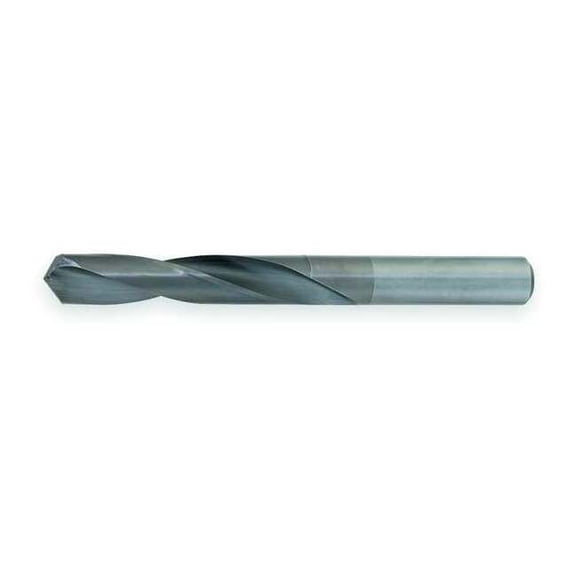Screw Machine Drill Bit, 9/32 in Size, 118 Degrees Point Angle, Spiral Flute