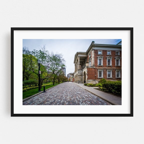 Osgoode Gardens - Toronto Ontario Canada Photography Architecture Cityscape Street Photography Scenic Landscape Black Framed Wall Art Print 5 x 7 inches